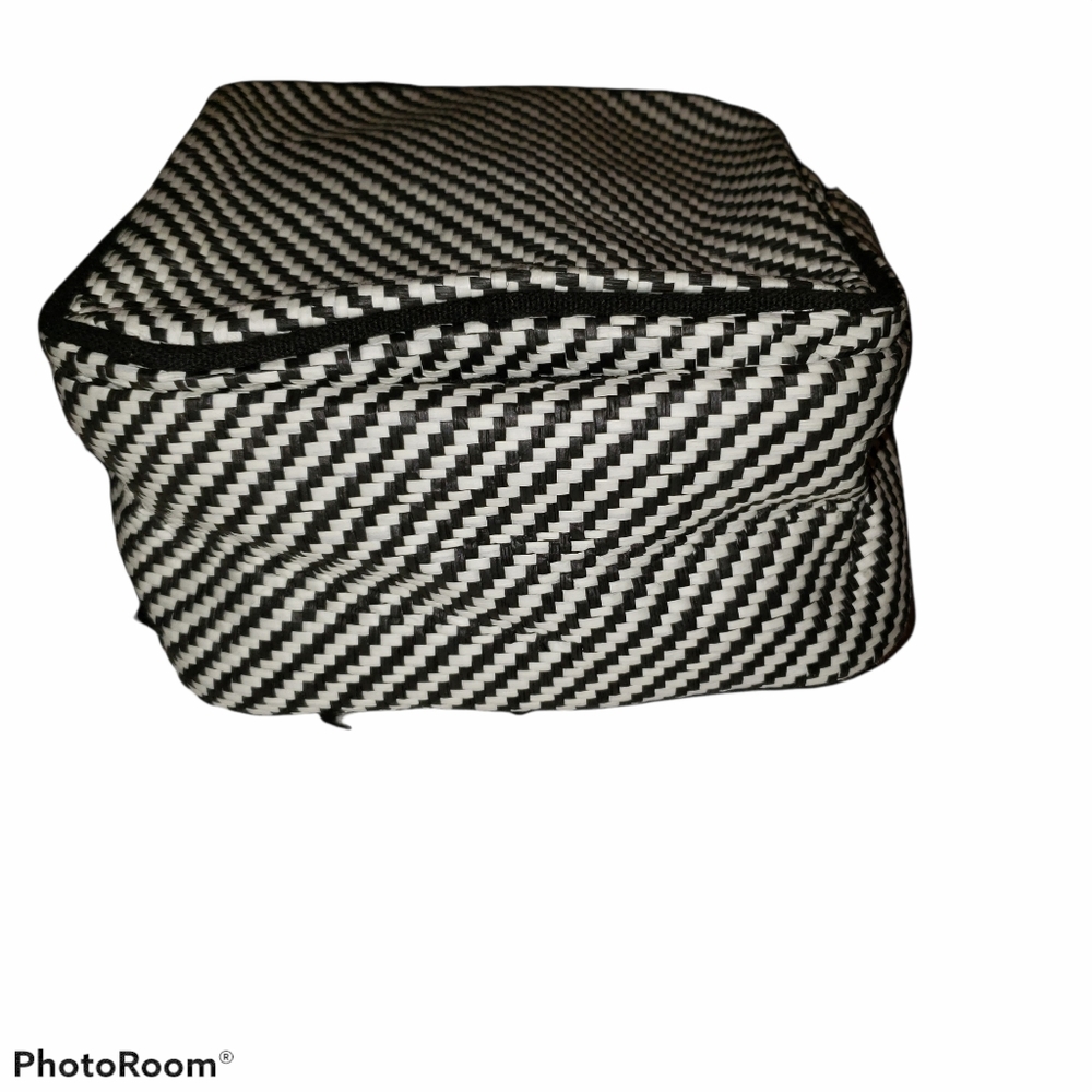 Mini Black/White Checked Backpack. - image 4